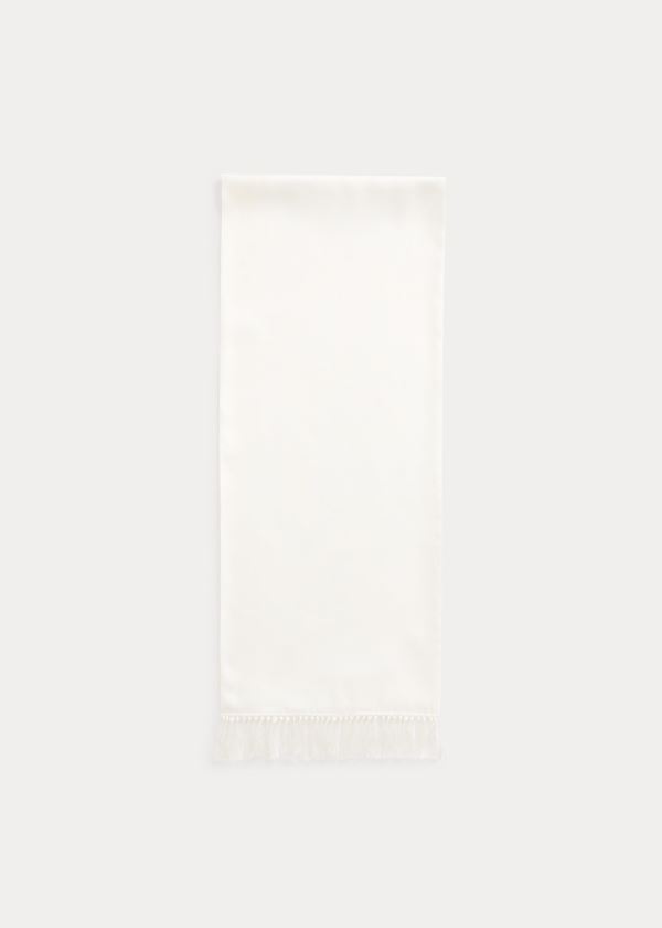 Ralph Lauren Fringe Silk Twill Halstørklæde Dame Danmark (NDUPT6104)